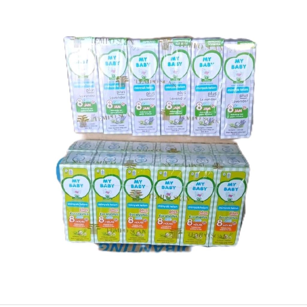 [ Grosir 1 Dus] Minyak Telon 30ml May Baby Eucalyptus dan Lavender Menghangatkan kulit Bayi
