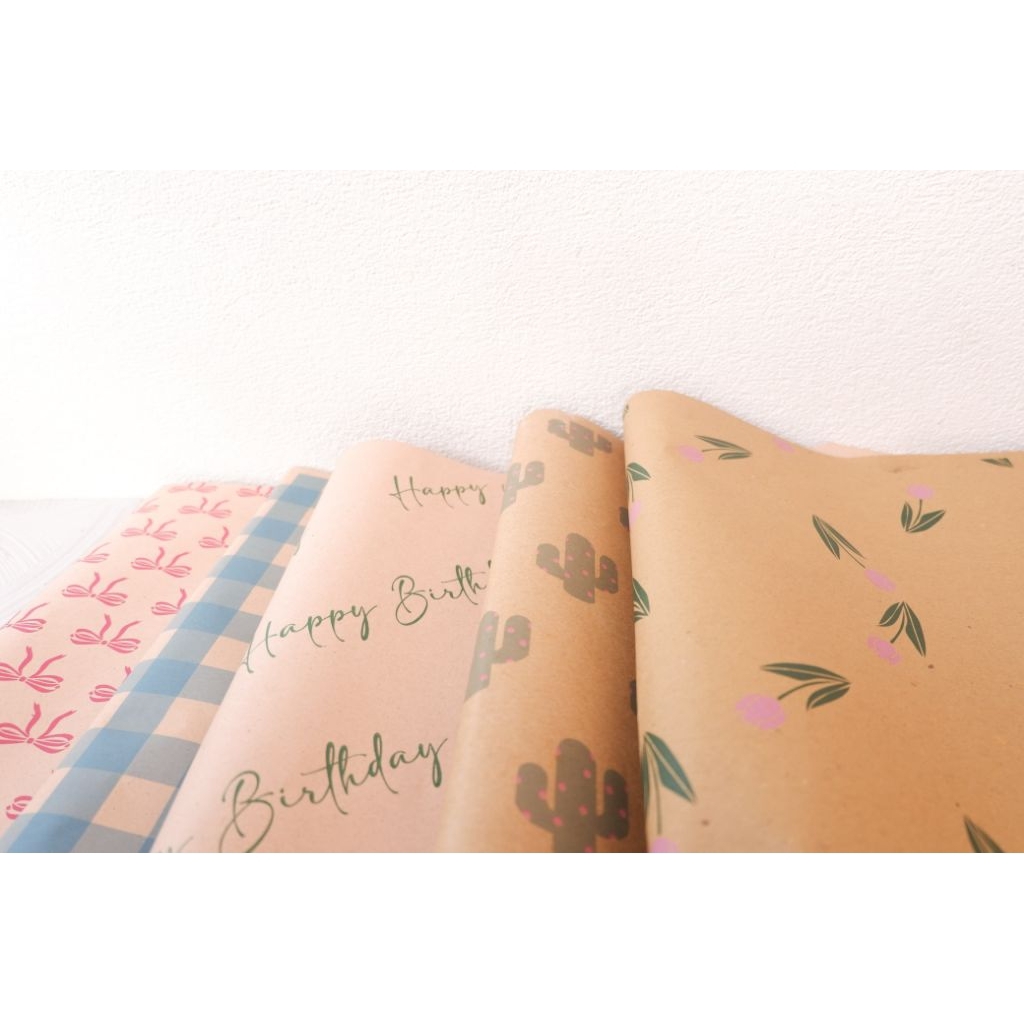 

Kertas Kado Jumbo Kraft Coklat 3