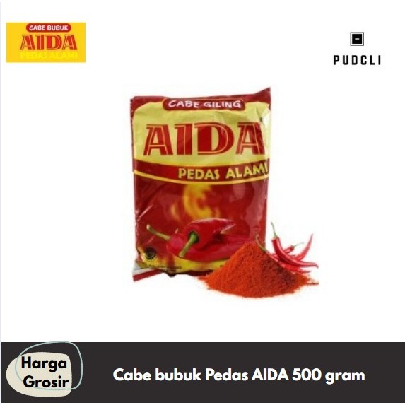 

Cabe bubuk Pedas AIDA 500 gram