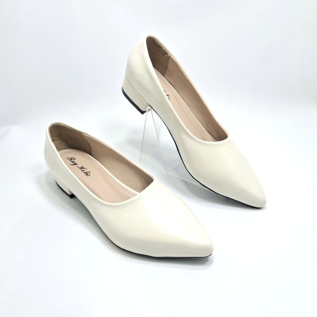 Quen Pantofel Wanita Sepatu  Heels Wanita Hak 3cm