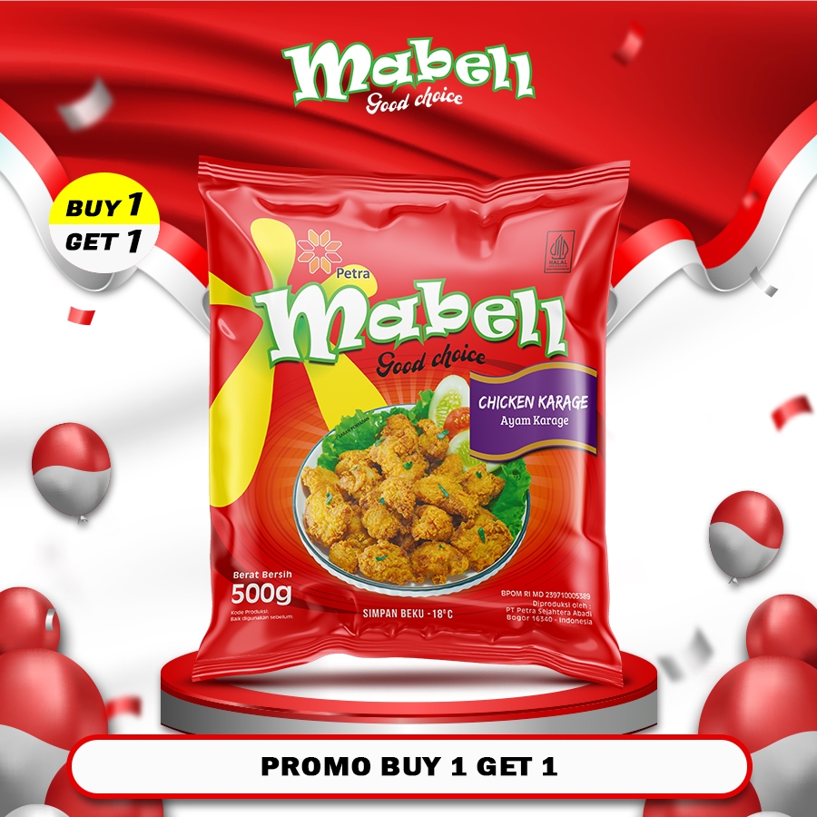 

Mabell Paket Hemat Karage 500 gram Beli 1 gratis 1