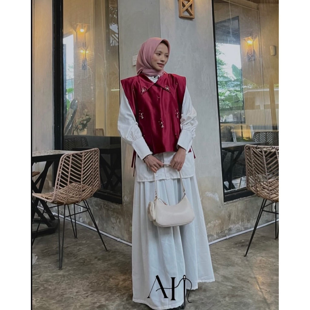 Asha-Vest ilona-Vest payet-pakaian wanita-outer-baju payet-outer payet