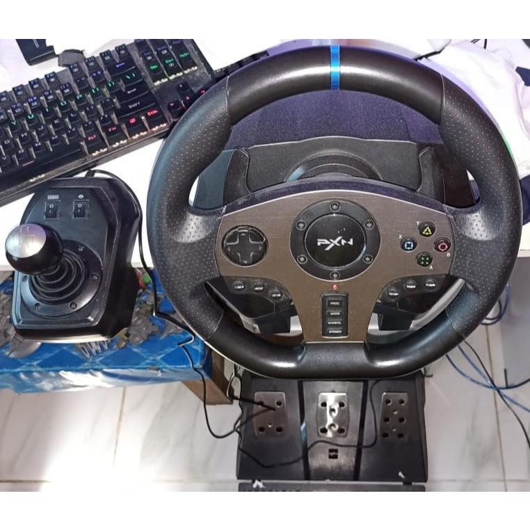 PXN V9 Racing Simulator Gaming Steering Wheel PC Windows, PS4, Xbox One X/S, Nintendo Switch Setir S