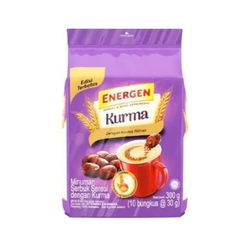 

Energen Cereal Kurma Pouch Sachet 10 x 30 Gram
