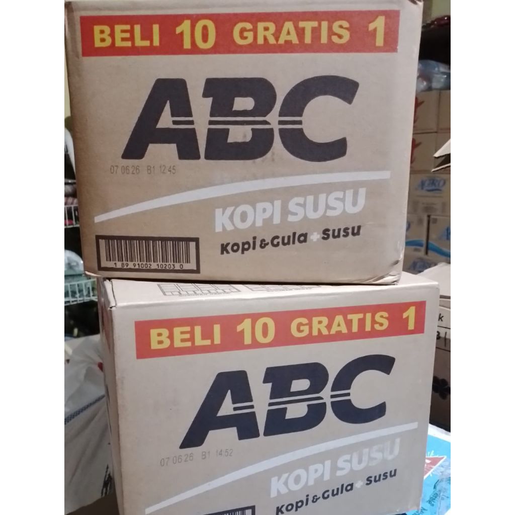 

ABC Kopi Susu 30g PROMO 10+1 (Dus)
