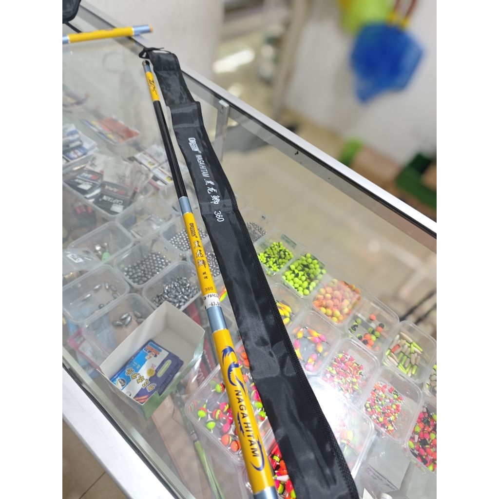 Joran tegek oregon naga hitam 270 dan 360