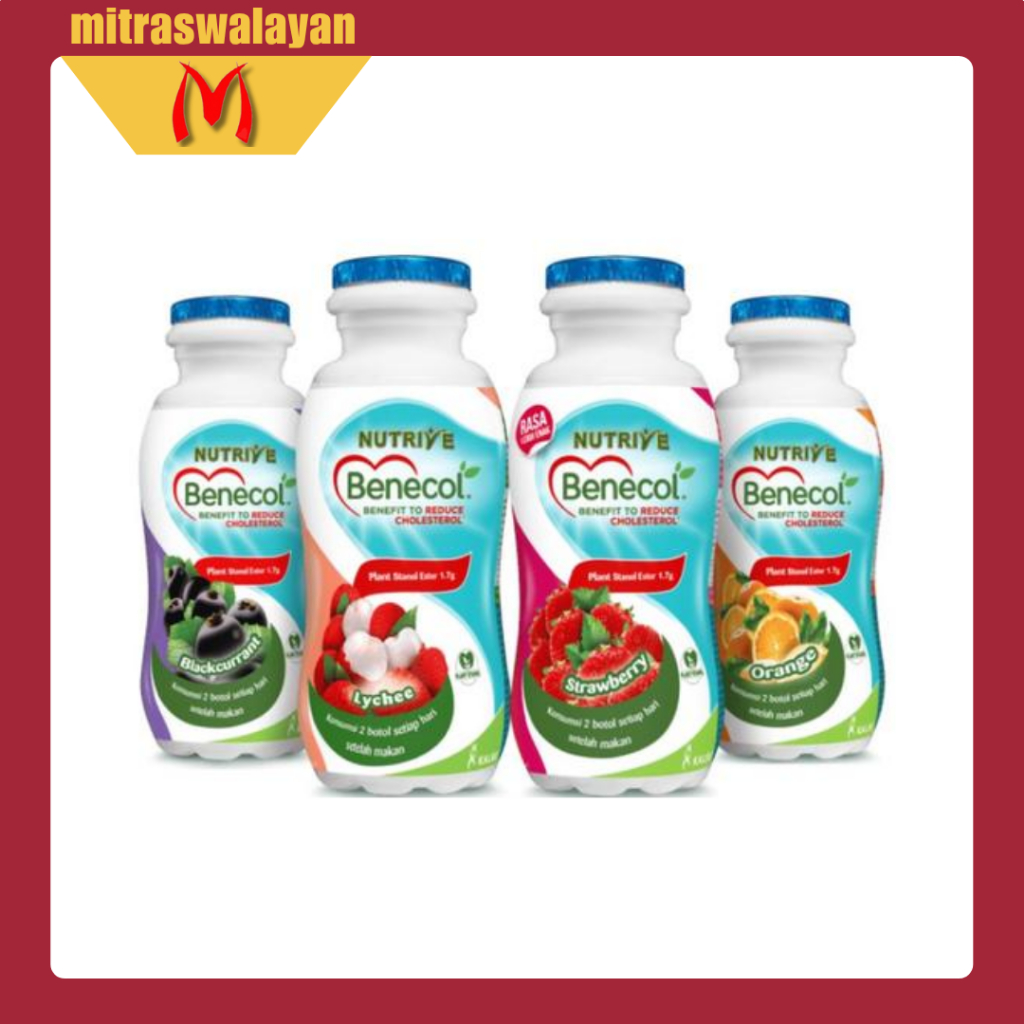 

NUTRIVE BENECOL Susu dengan Sari Buah Kemasan Botol 100 ml