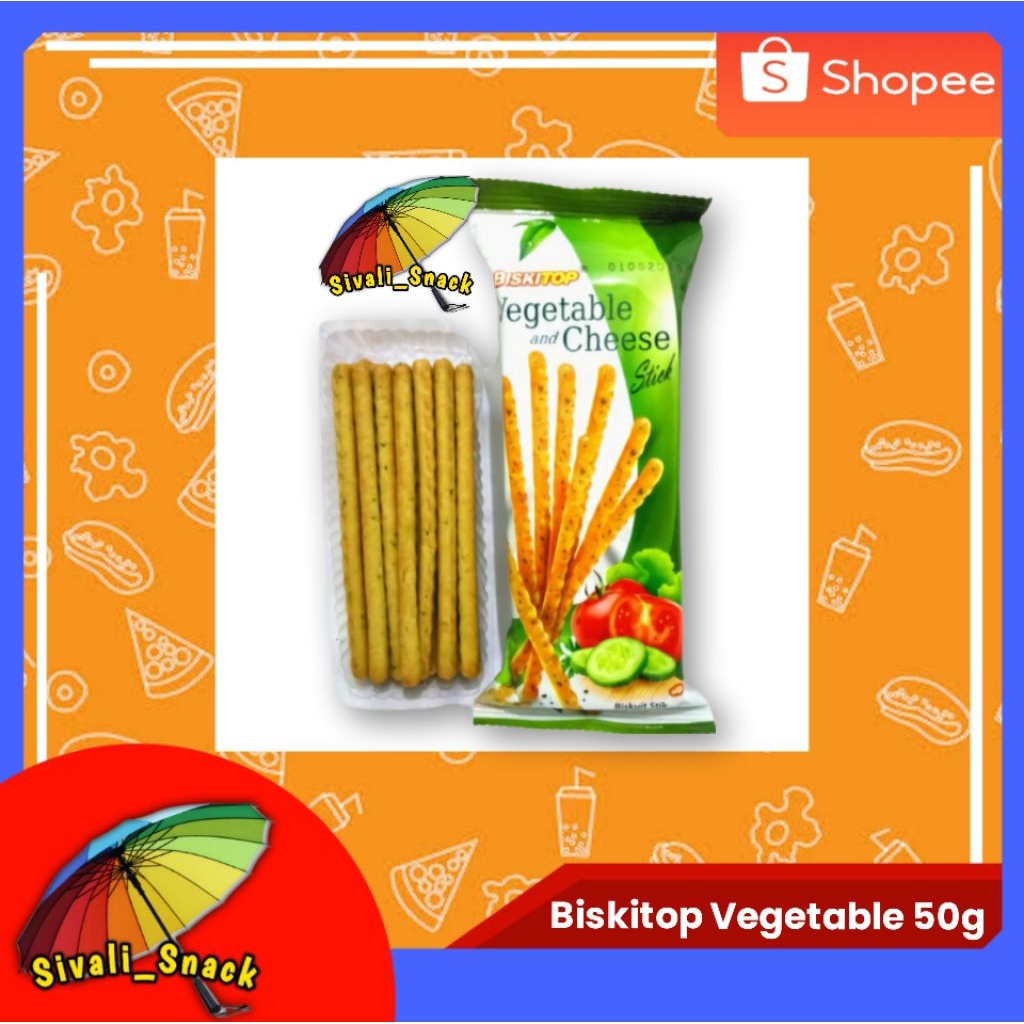 

Biskitop Vegetable and Cheese stick 50g