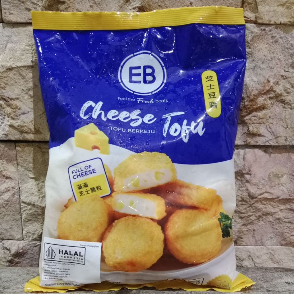 EB Cheese Tofu 500 gram /Tofu Berkeju.