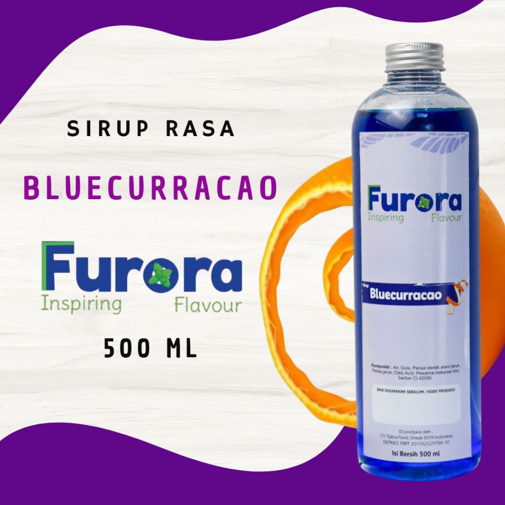 

Sirup Blue Curracao 500 ml - Furora Syrup l Sirup Cafe