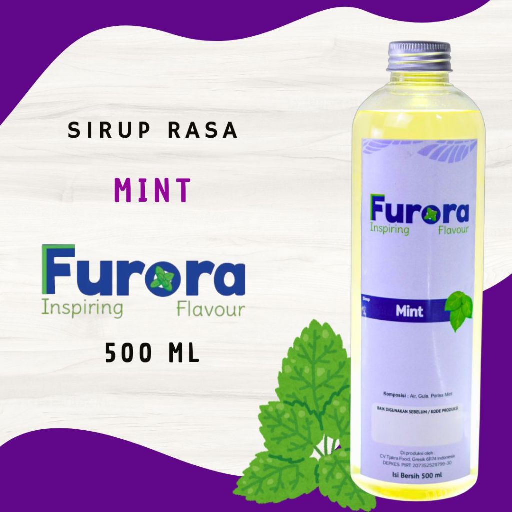 

Sirup Mint 500 ml - Furora Syrup l Sirup Cafe