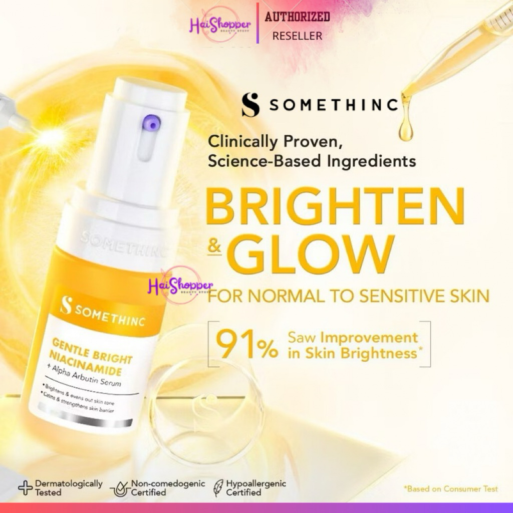 SOMETHINC Gentle Bright Niacinamide + Alpha Arbutin Serum | Somethinc Serum Niacinamide | Somethinc 