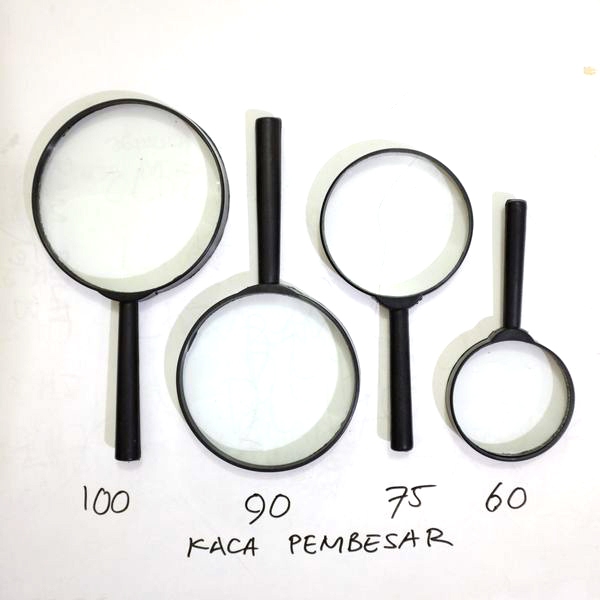 

Kaca pembesar hitam 60-75-90-100