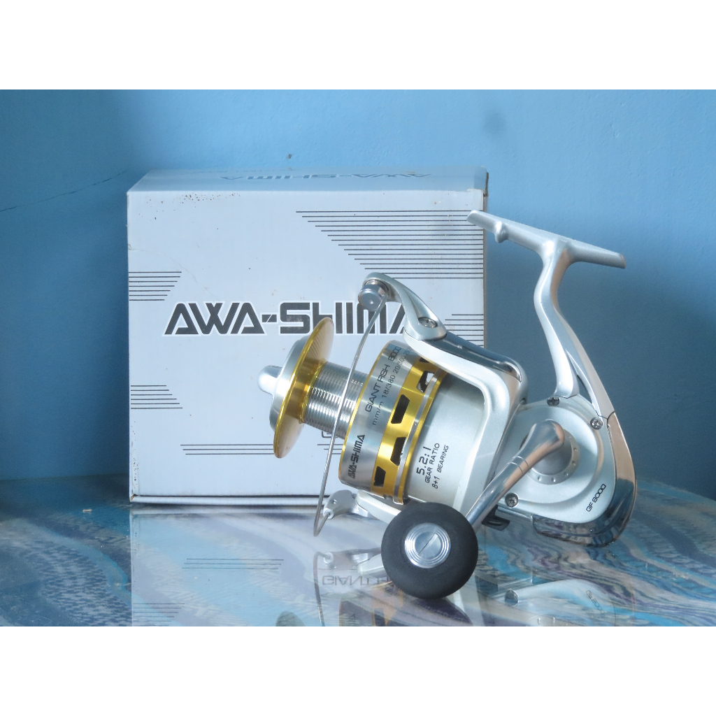 Reel Pancing AWA-SHIMA GIANT FISH 8000 (Ukuran BESAR spt ukuran 10000)