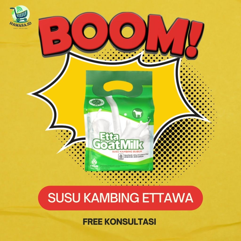 

Etta Goat Milk | susu kambing hpai | susu kambing ettawa | sesak nafas | asma | flek paru | TBC | peninggi badan | patah tulang | tulang sendi