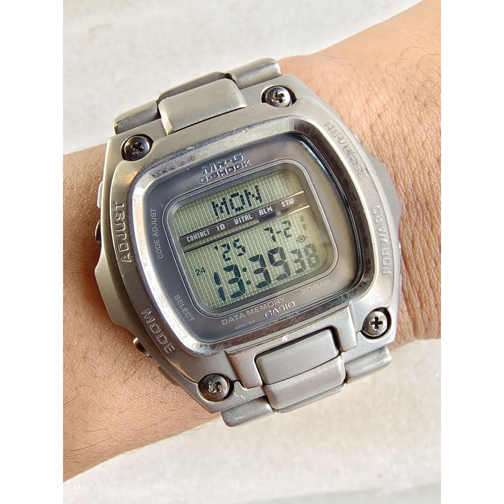 Casio Jam Tangan G-Shock Gshock G Shock MRG-210 MRG210 MRG 210 T TITANIUM ORIGINAL