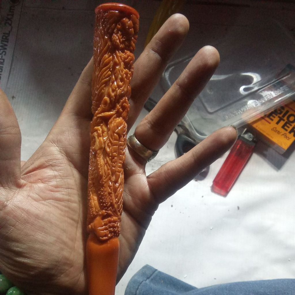 once sari gading ukiran naga lawasan