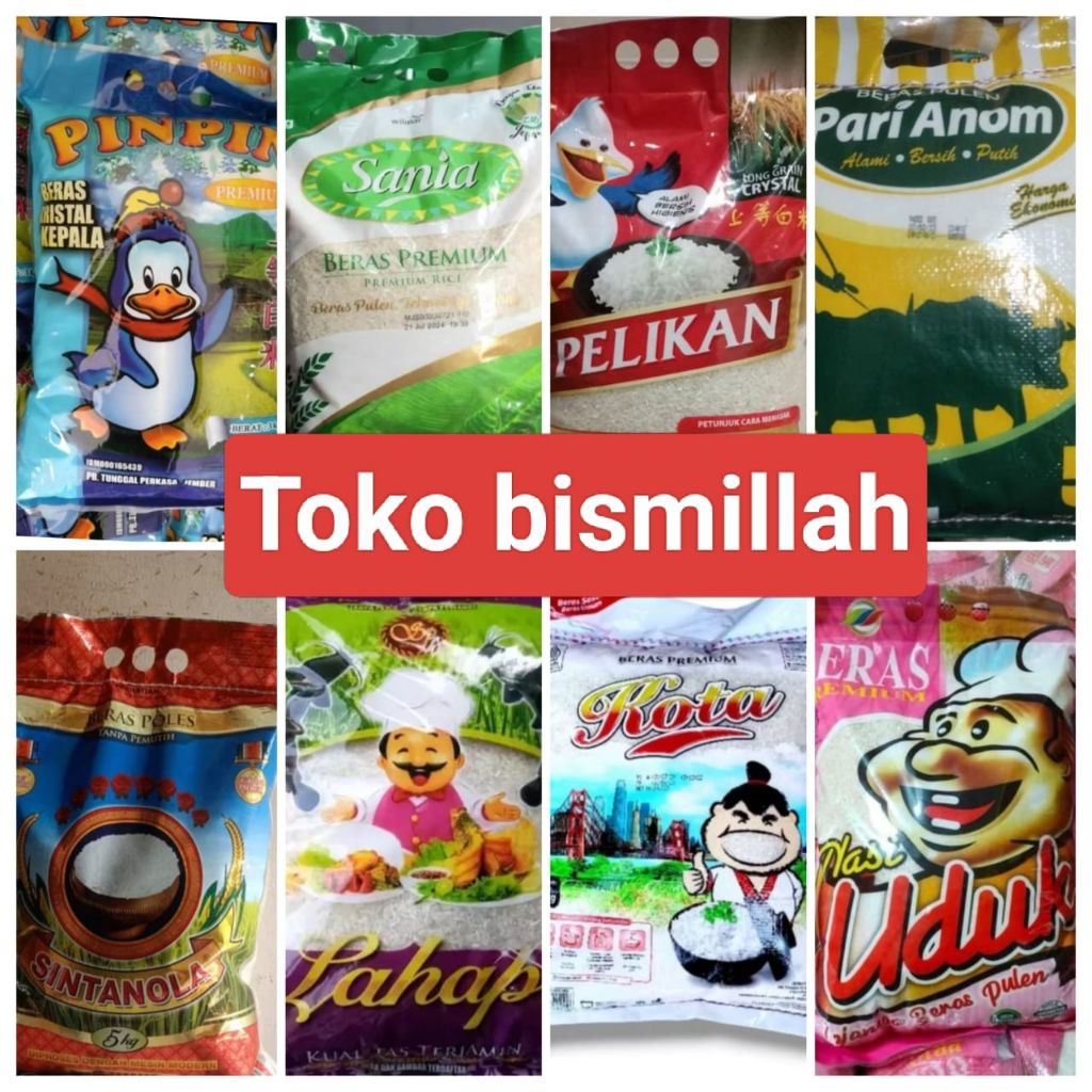 

BERAS LENGKAP BERBAGAI MERK YUK DI ORDER