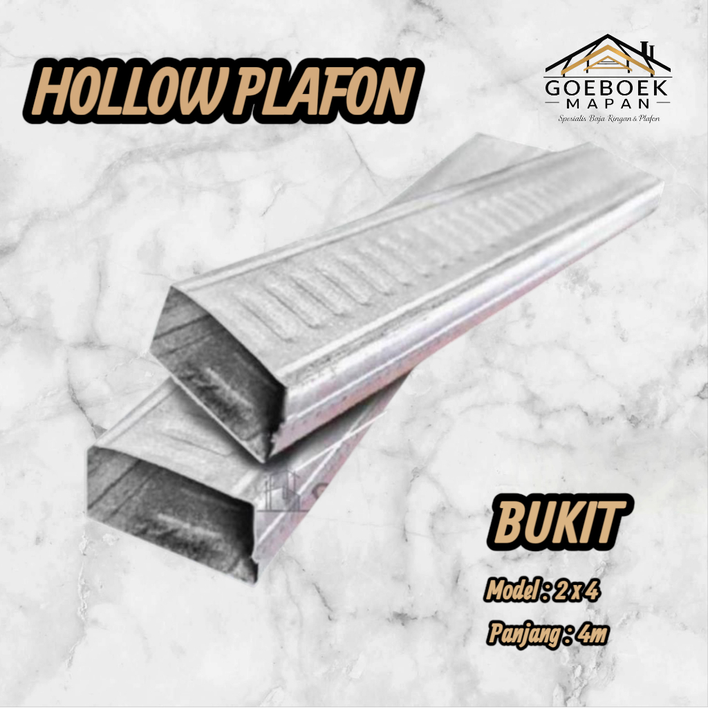 Hollow Baja Ringan Galvalum 2x4 Bukit Rangka Plafon