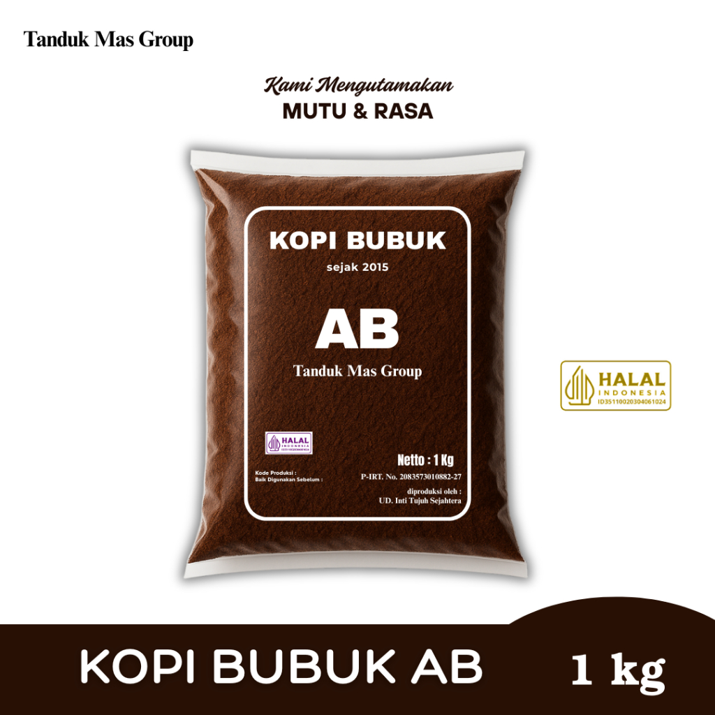 

Kopi Bubuk AB Khas Dampit 1kg