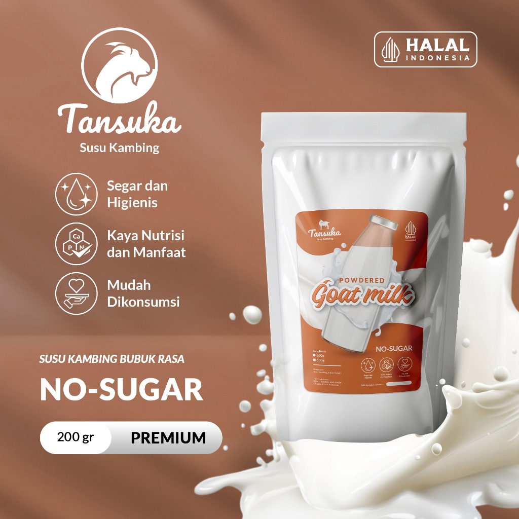 

Tansuka Susu Kambing Etawa Premium 200g Rasa Non Sugar Murni
