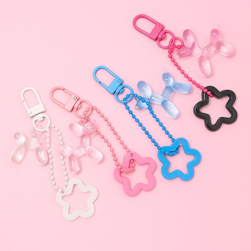 GANTUNGAN TAS POODLE STAR / BAG CHARM POODLE STAR