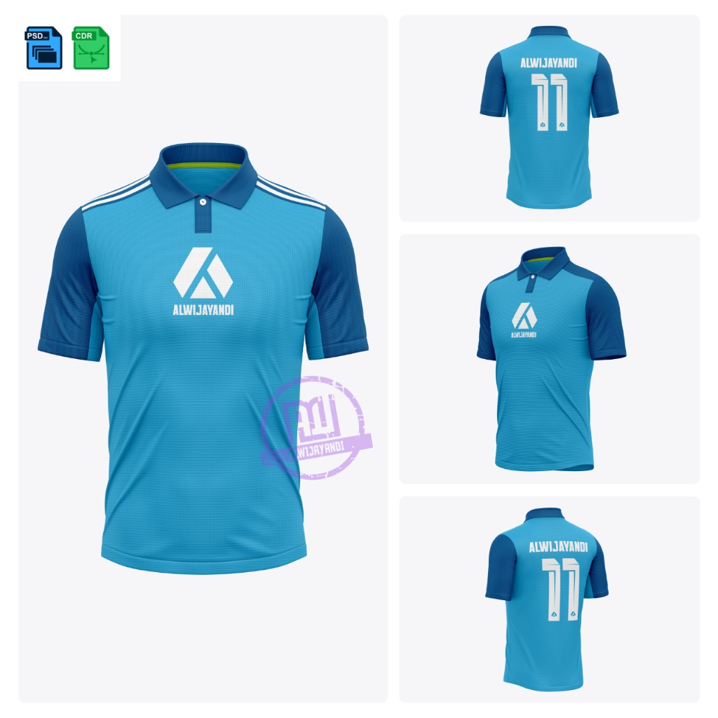 MOCKUP JERSEY POLO KANCING 1 // CDR PS