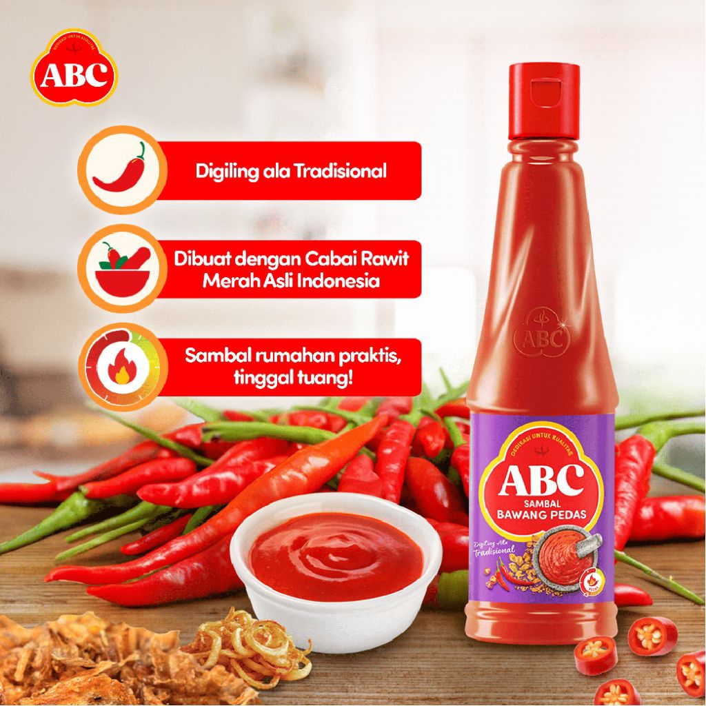 

ABC Sambal Bawang Pedas 275 ml