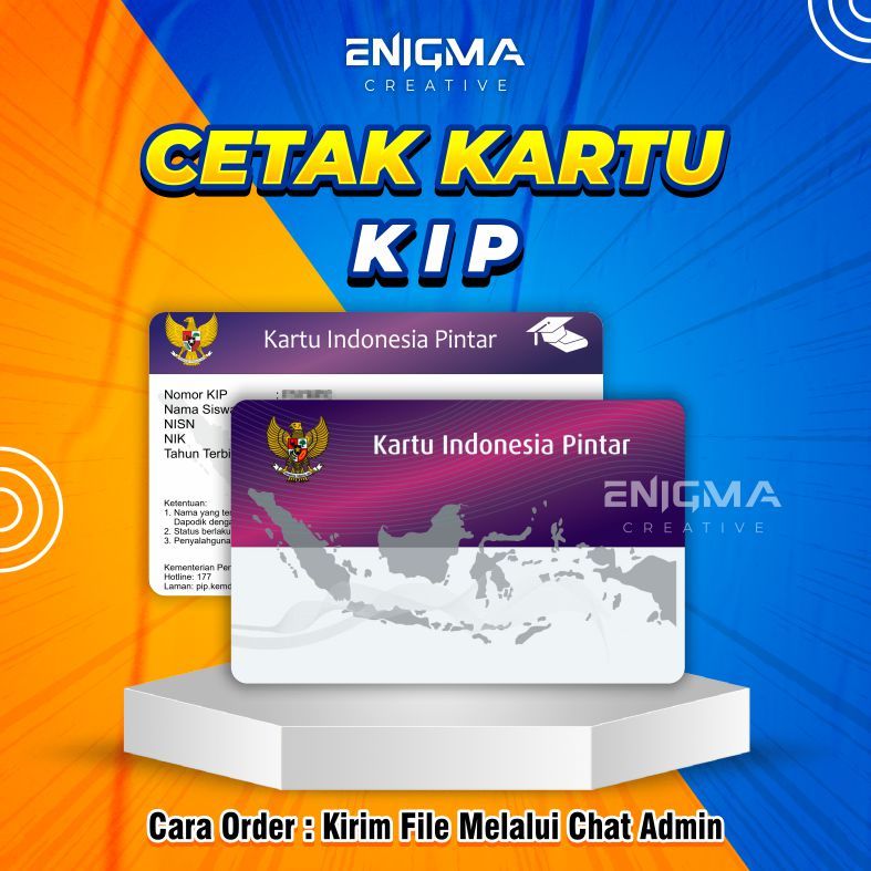 

Kartu Indonesia Pintar KIP Bahan PVC Anti Luntur