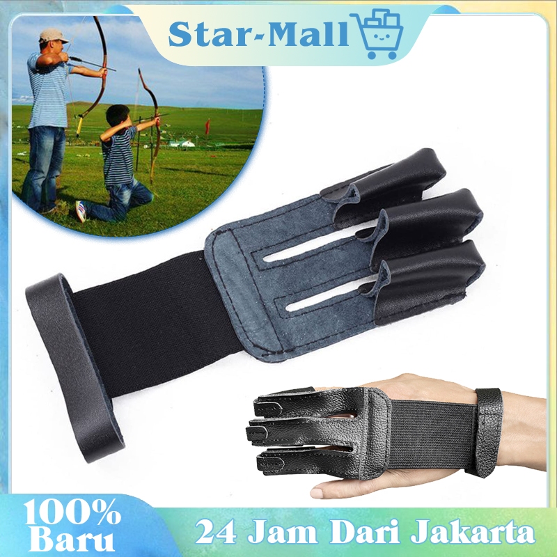 Archery Gloves / Sarung Tangan Jari Bolong / Aksesoris Panahan / Hand Glove Panahan