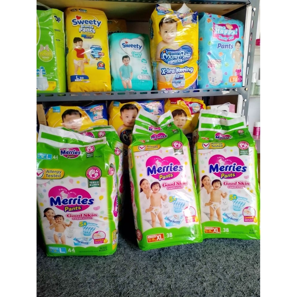 Merries XL isi 26 dan 38
