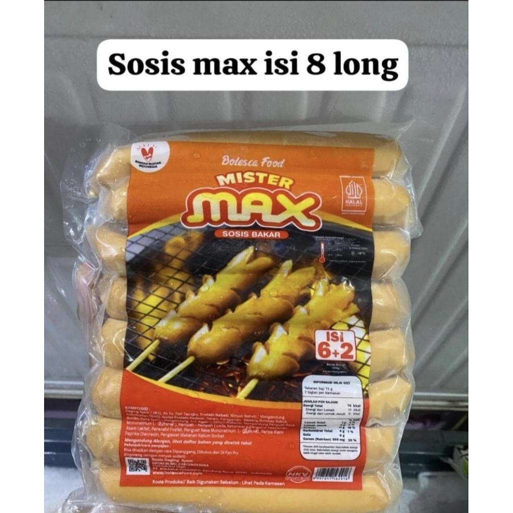 

sosis max panjang isi 8 besar