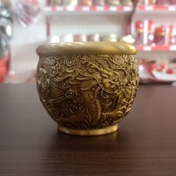 [HIOLO] Hiolo Naga Emas 4inch/Guci Naga Emas 4inch