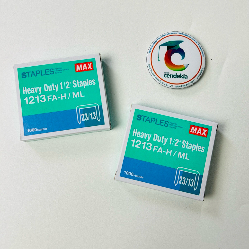 

Isi Stapler Staples MAX 1213 FA-H 23/13 Hekter