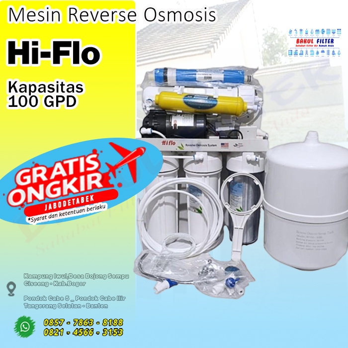 mesin reverse osmosis 100 gpd