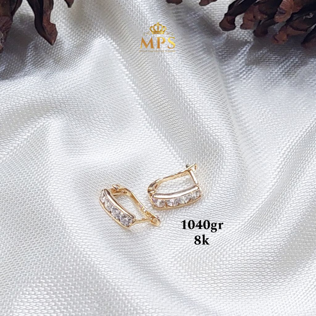 puterasokaraja NEW COLLECTION ANTING JEPIT EMAS ASLI KADAR 8K/375% TOKO EMAS PUTERA SOKARAJA