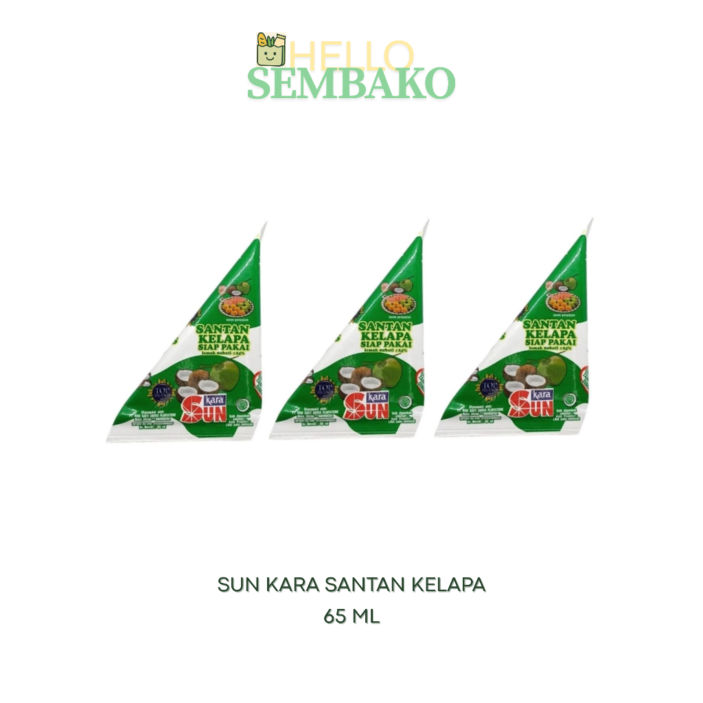 

SUN KARA SANTAN KELAPA 65 ML / SANTAN KELAPA SIAP PAKAI