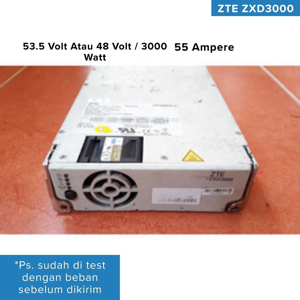 Power Supply PSU SMPS Switching ZTE ZXD3000 (V5.5) 53.5 Volt Atau 48 Volt / 3000 Watt