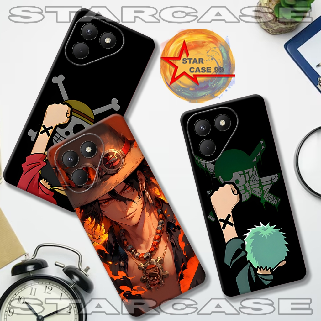 Softcase karet tecno pova 7 4g/S36/Motif anime/casing tecno pova 7 4g/case hp tecno pova 7 4g