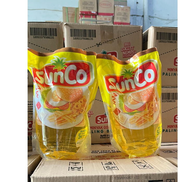 

Sunco minyak goreng 2liter 2 dus isi 12 pcs