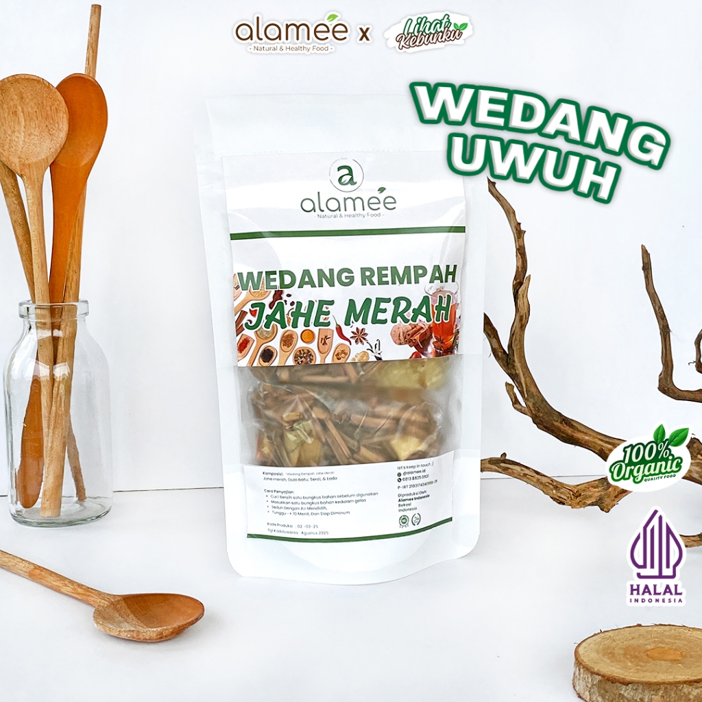 

ALAMEE Wedang Uwuh Komplit Asli Rempah Minuman Herbal Alami Langsung Seduh Lengkap LIHAT KEBUNKU