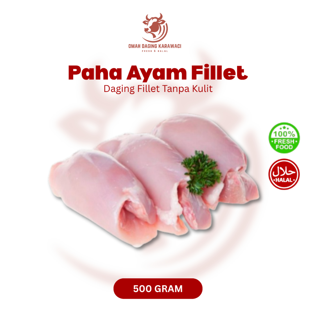 

Daging Ayam Paha Fillet Boneless Halal 500gr Tangerang