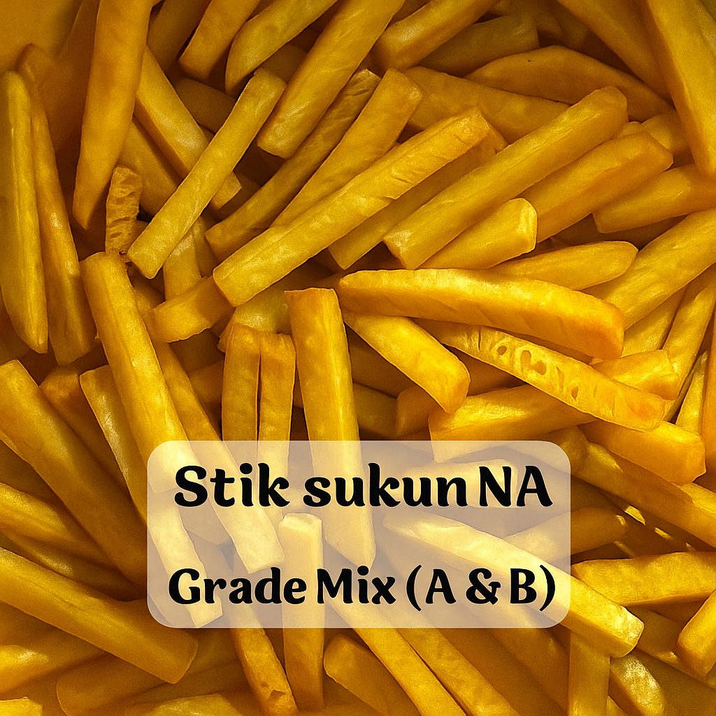 

Stik Sukun Mentega Premium Grade Mix ( A & B ) 250gr 500gr 1kg Jajanan Snack Cemilan Enak