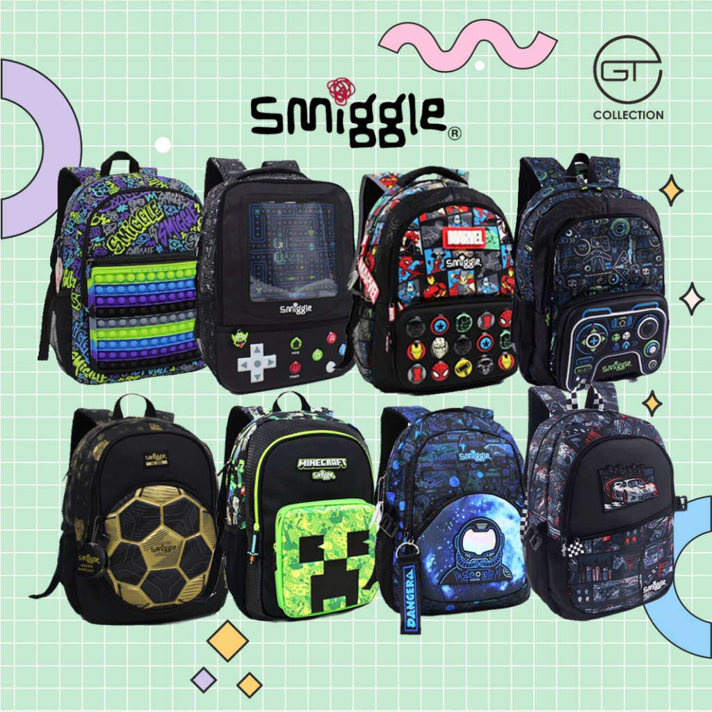 Tas Ransel Anak SD laki-laki Smiggle / Smiggle Backpack