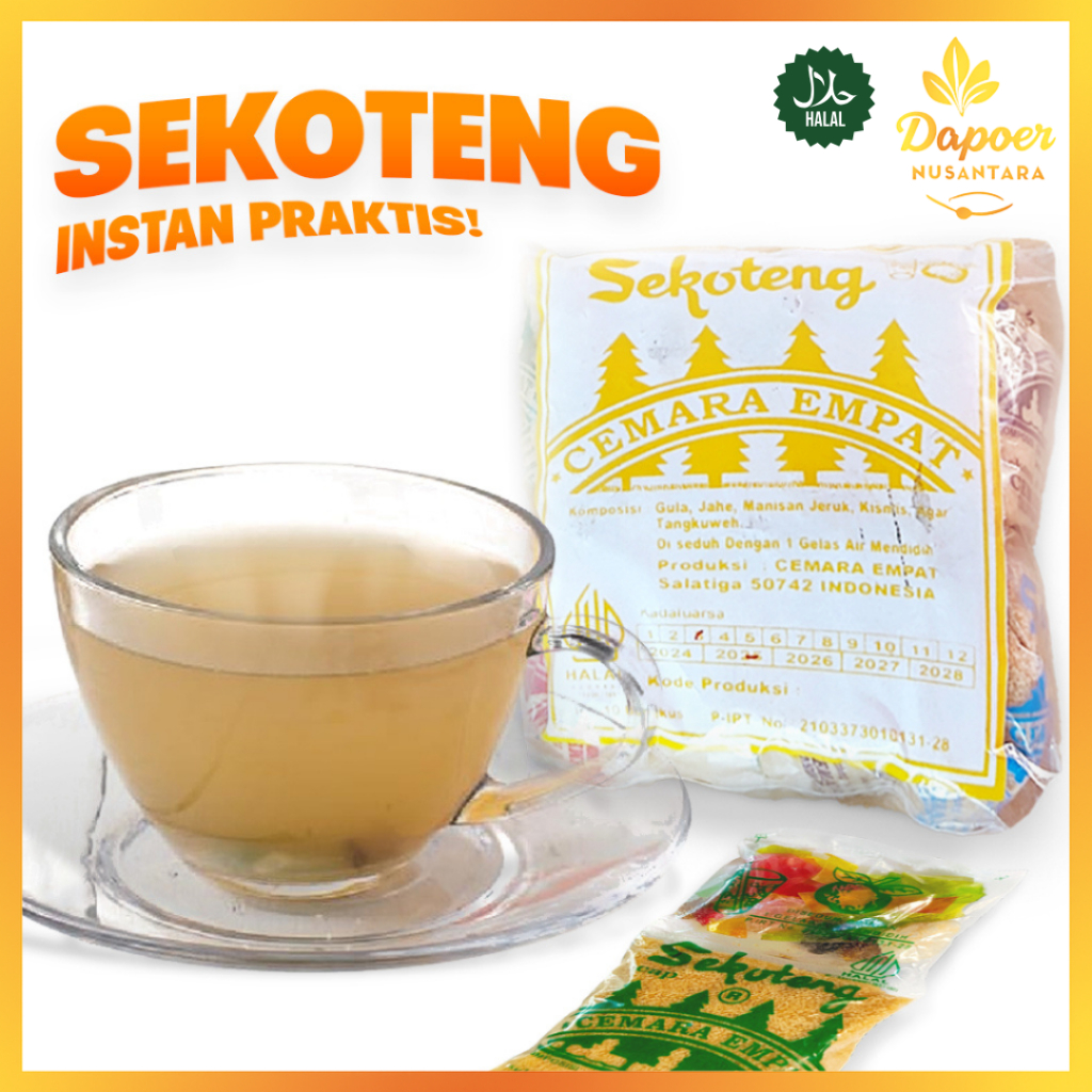 

Sekoteng Instan Cap Cemara Empat isi 10 Pcs 300 gr