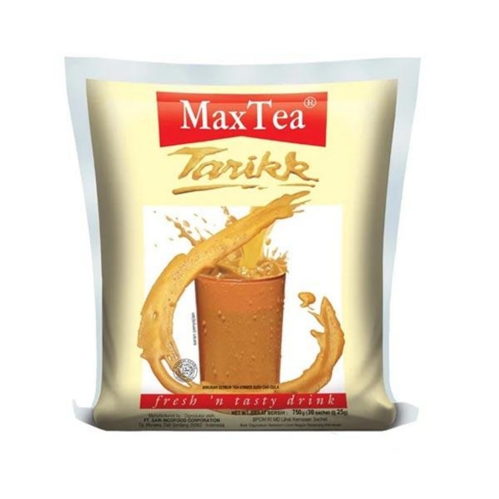 

max tea tarikk 750 gr ( 30 sachet@ 25 gr )