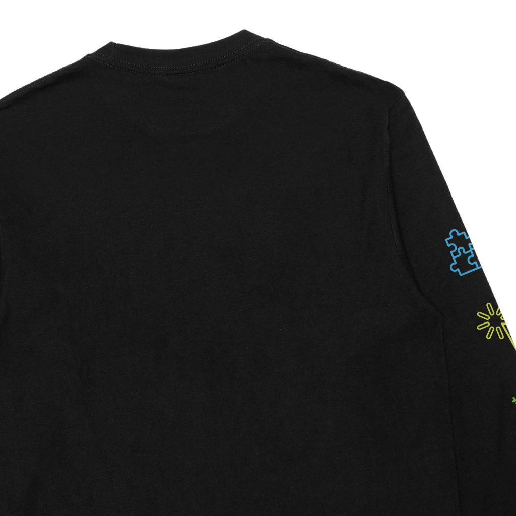 Troy Company Longsleeve Tshirt Black Limitless - Kaos Hitam Lengan Panjang LS 3203