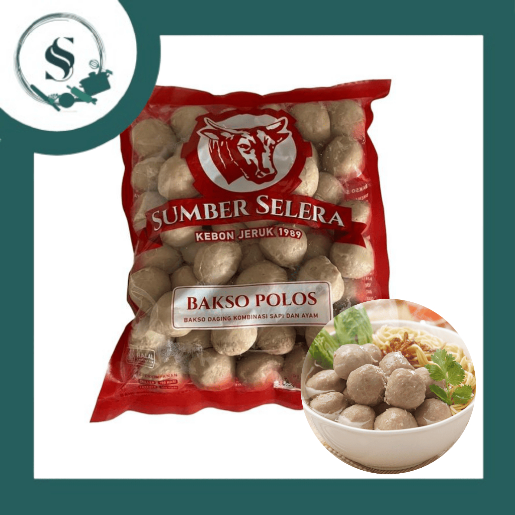 

(SM) SUMBER SELERA BAKSO POLOS ISI 50BJ Kebon Jeruk 1987 | Frozen Food Bakso Polos isi 50bj