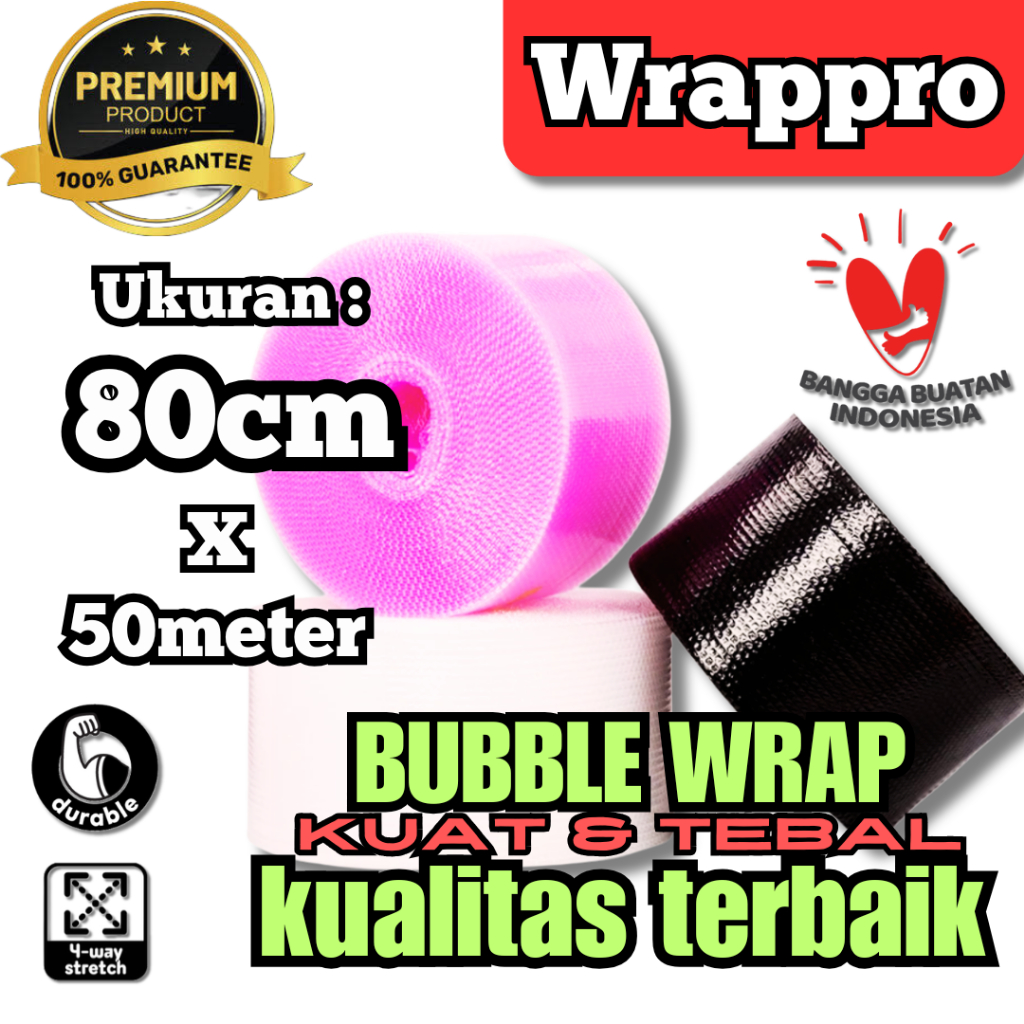 

Plastik Packing Bubble Wrap Tebal / Bubble Wrap Roll Premium Quality