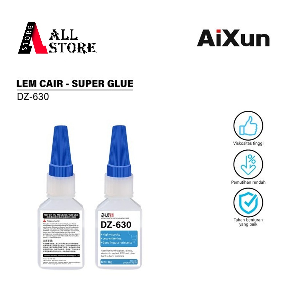 

Aixun AX-DZ630 Lem Cair Super Fleksibel Premium – Solusi Perekat Cepat Tanpa Bau Menyengat